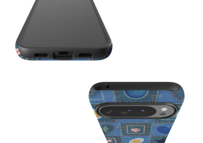 Denim Patchwork Case - Google Pixel 10 Series