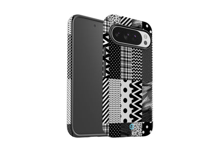 Noir Patchwork Case - Google Pixel 10 Series