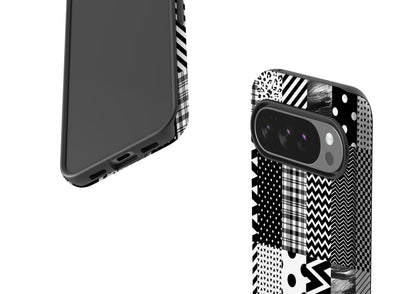 Noir Patchwork Case - Google Pixel 10 Series