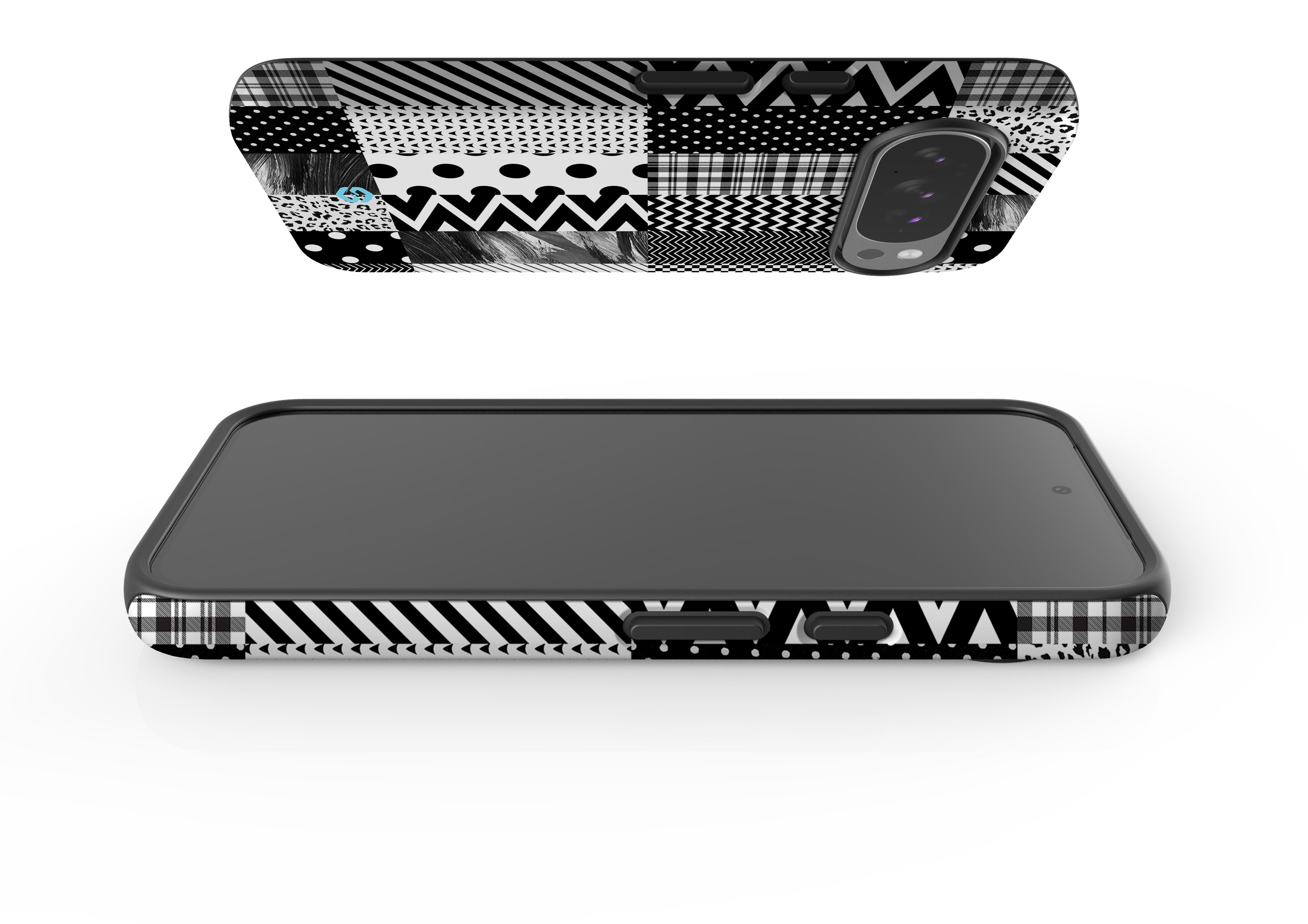 Noir Patchwork Case - Google Pixel 10 Series