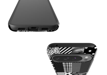 Noir Patchwork Case - Google Pixel 10 Series