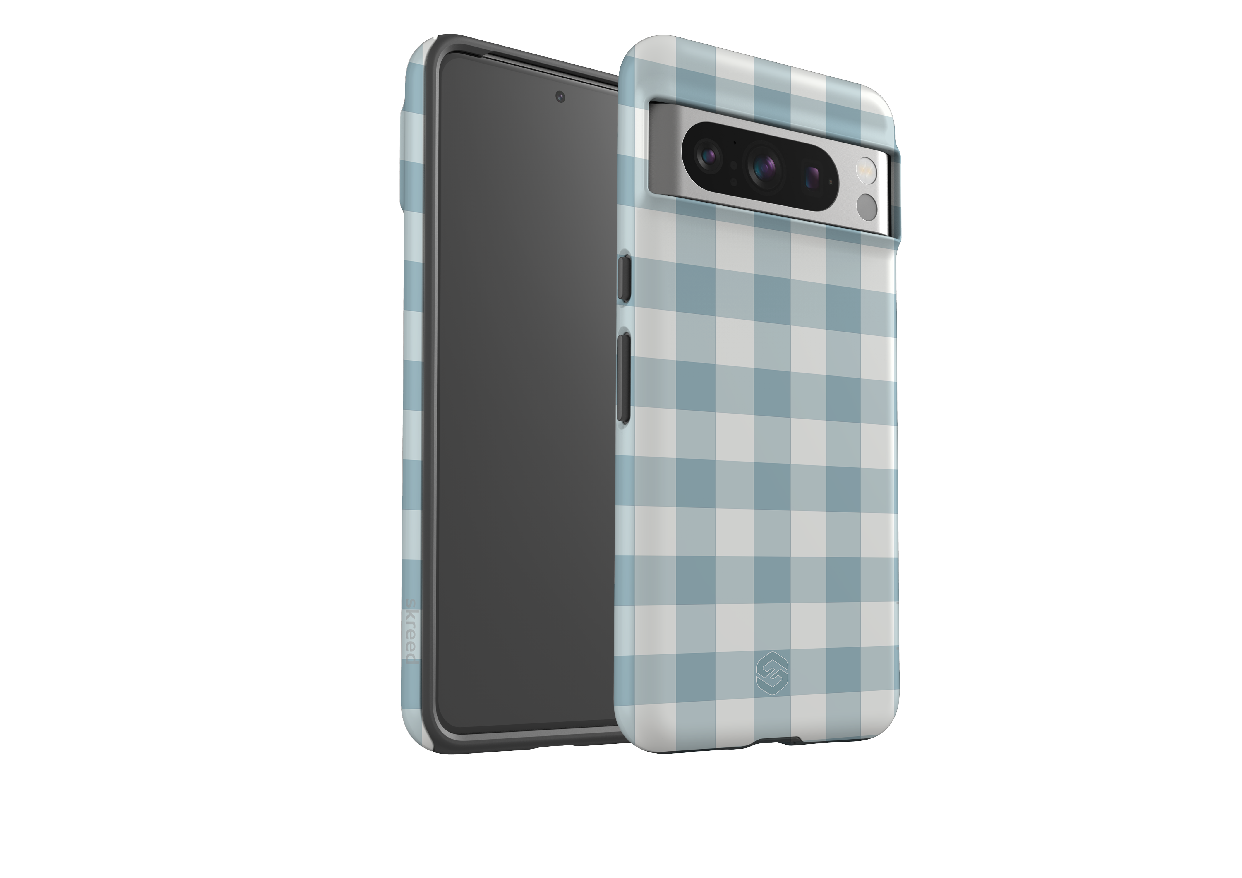 Teal Check Case - Google Pixel Series