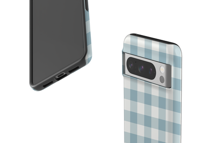 Teal Check Case - Google Pixel Series