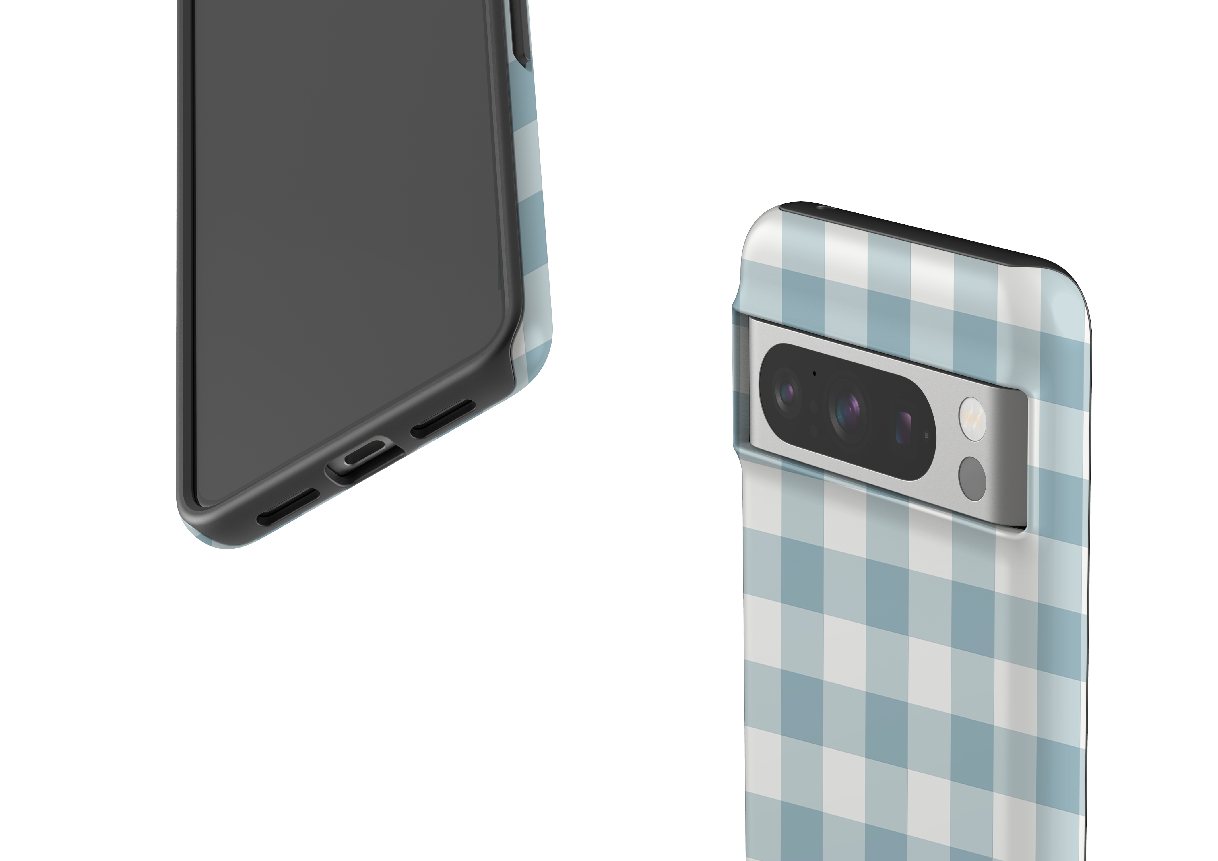 Teal Check Case - Google Pixel Series