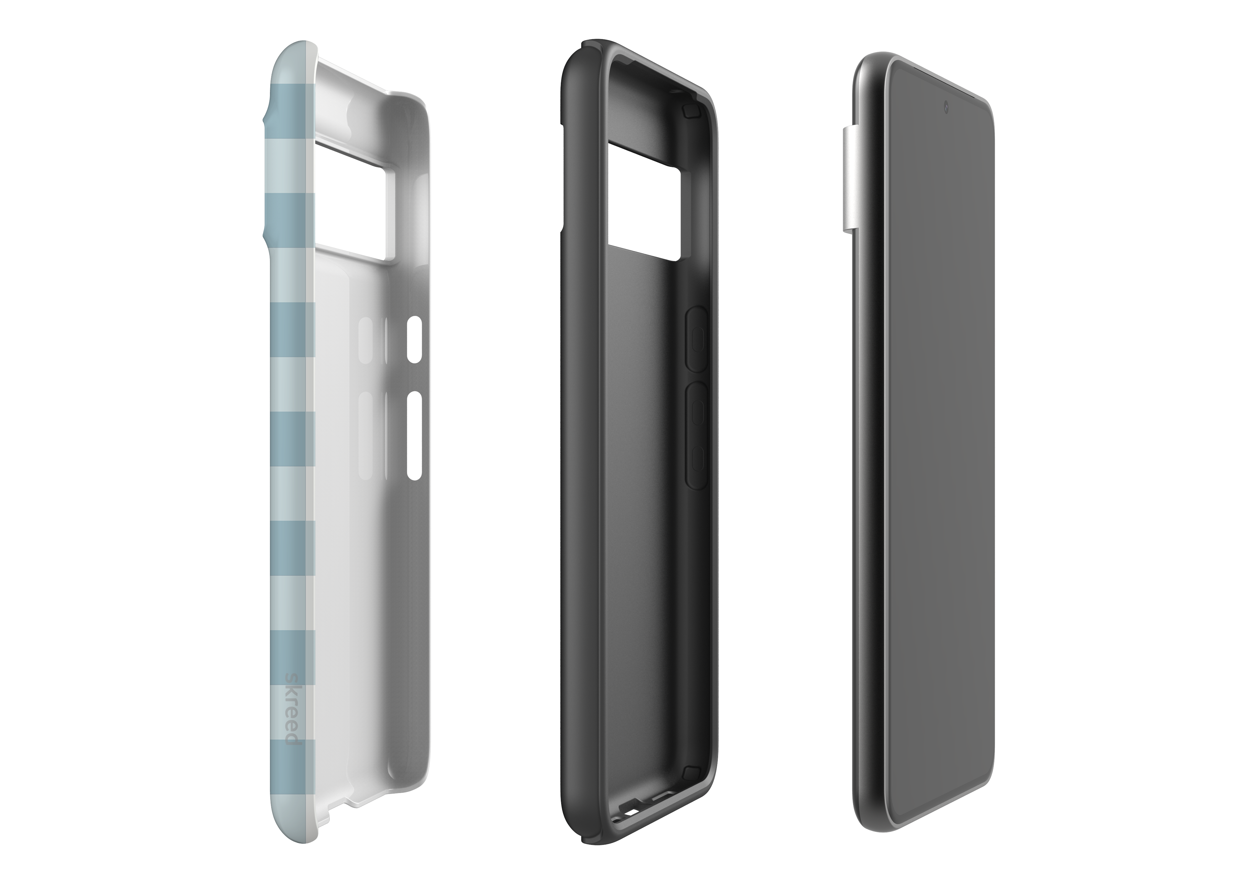 Teal Check Case - Google Pixel Series