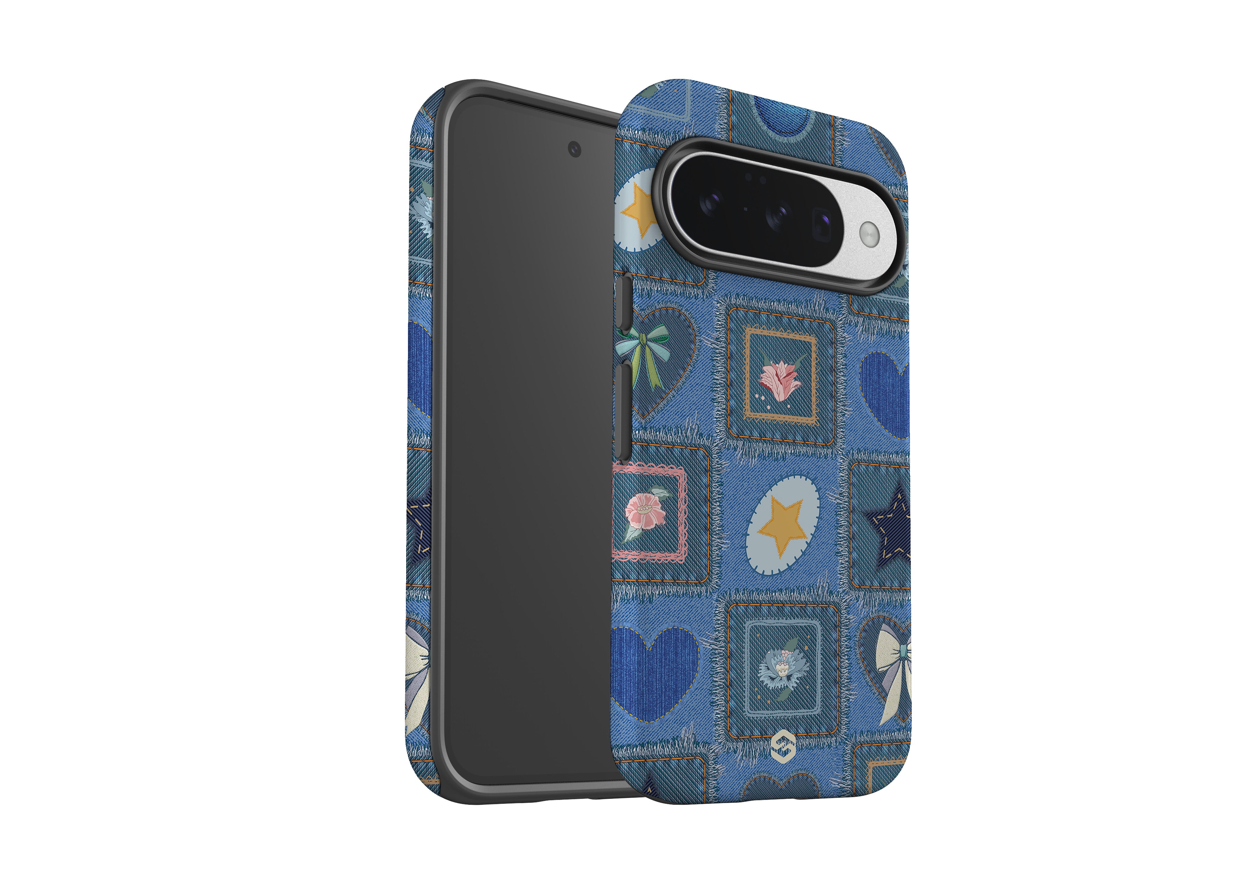 Denim Patchwork Case - Google Pixel 10 Series