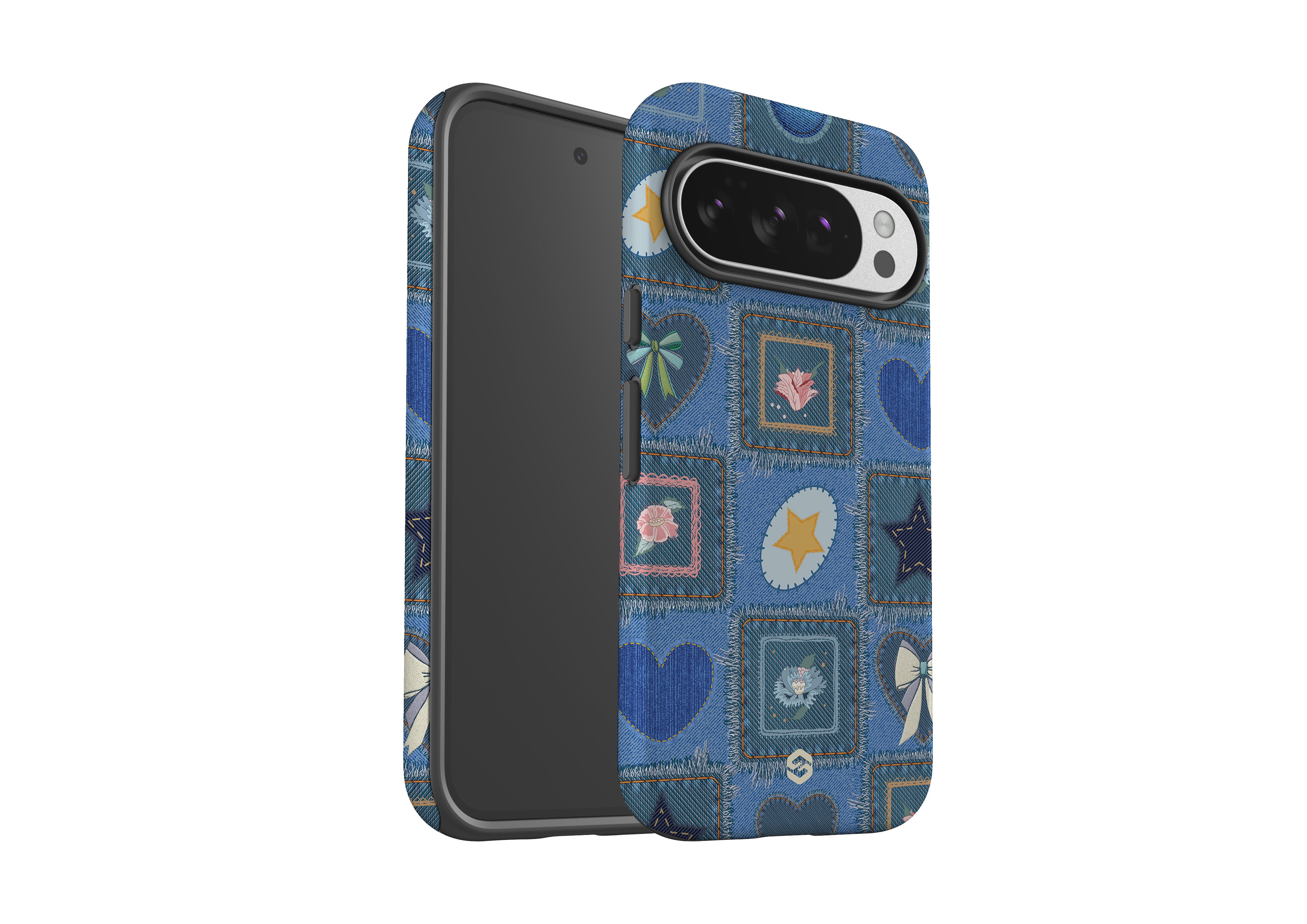 Denim Patchwork Case - Google Pixel 10 Series