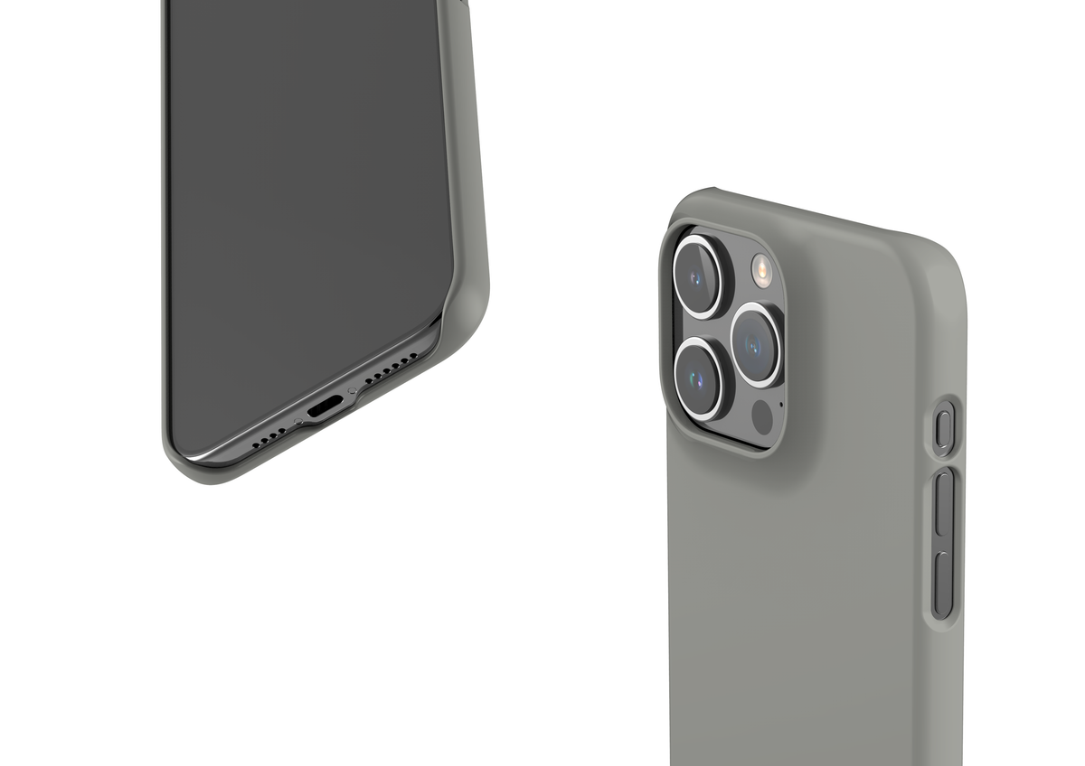 Stormy Grey Snap Case in Gloss - iPhone 15 Series