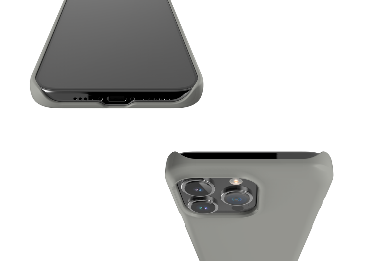 Stormy Grey Snap Case in Gloss - iPhone 15 Series