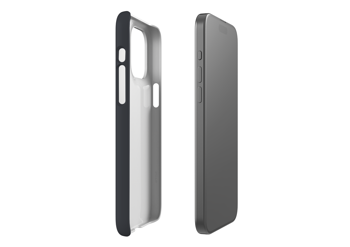 Stormy Grey Snap Case in Gloss - iPhone 15 Series