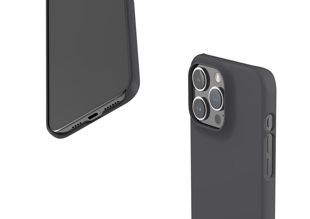 Stormy Grey Snap Case in Gloss - iPhone 15 Series