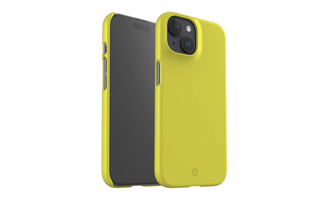 Mellow Yellow Snap Case in Gloss - iPhone 15 Series