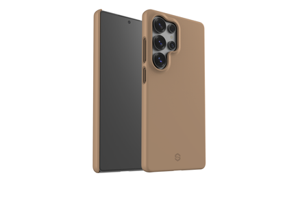 Basic Brown Snap Case in Gloss - Samsung Galaxy S25 Series