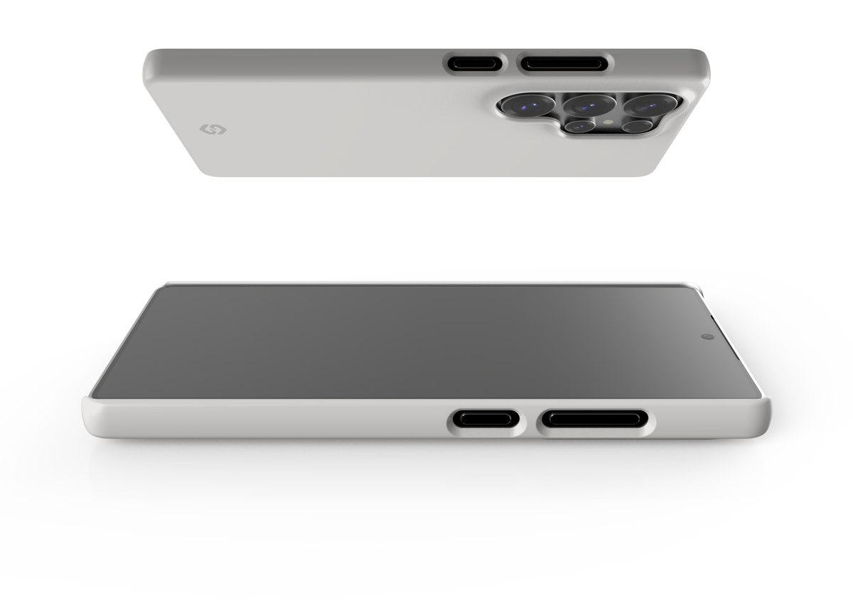 Frosty White Snap Case in Gloss - Samsung Galaxy S25 Series