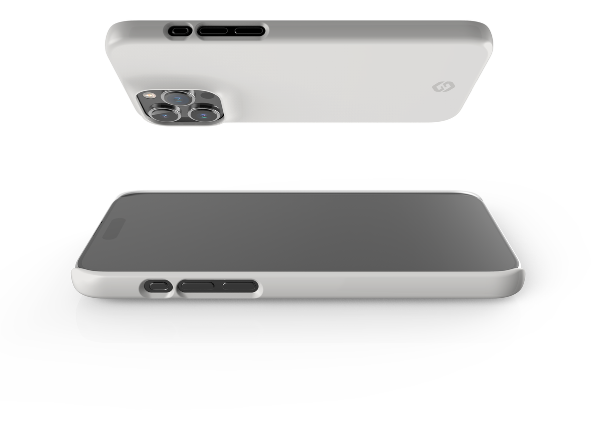 Frosty White Snap Case in Gloss - iPhone 15 Series