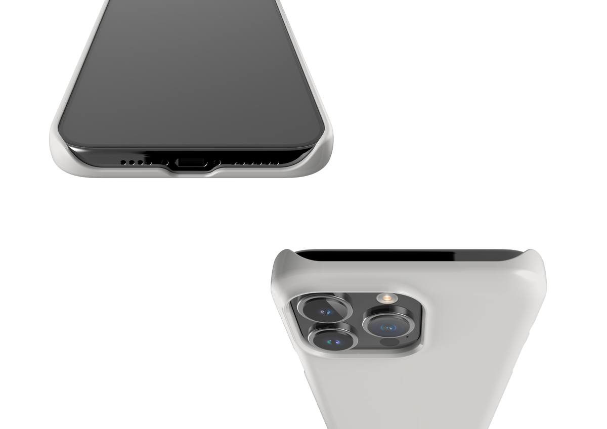 Frosty White Snap Case in Gloss - iPhone 15 Series