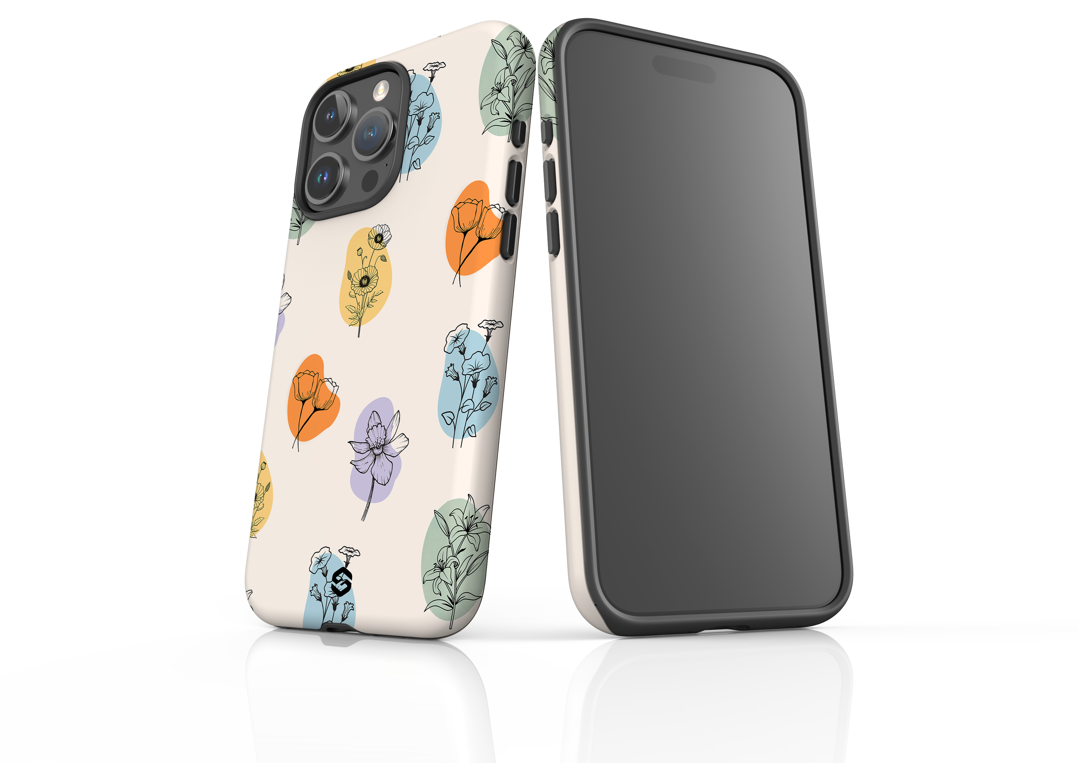 Modern Flora Case - iPhone 15 Series