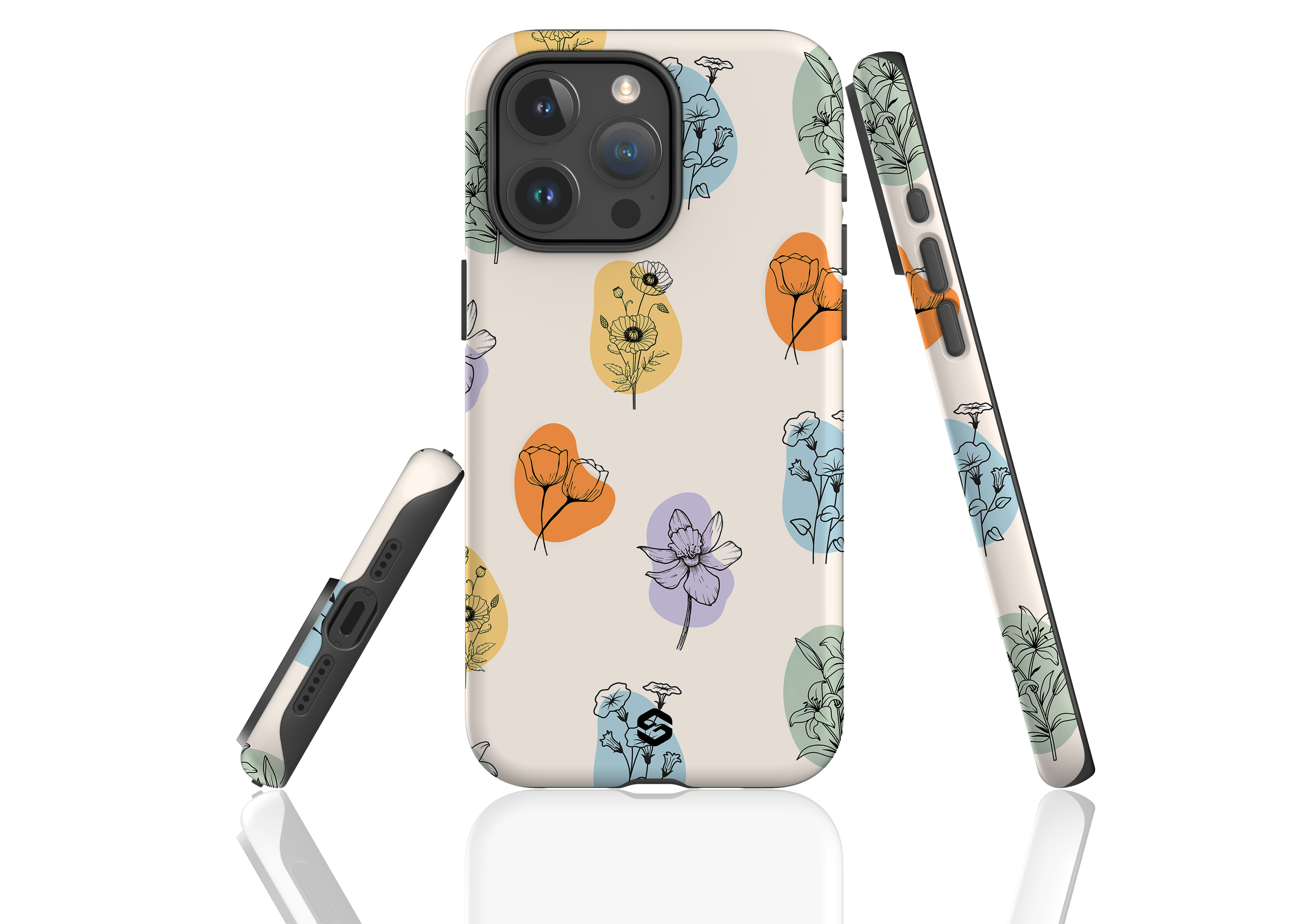 Modern Flora Case - iPhone 15 Series