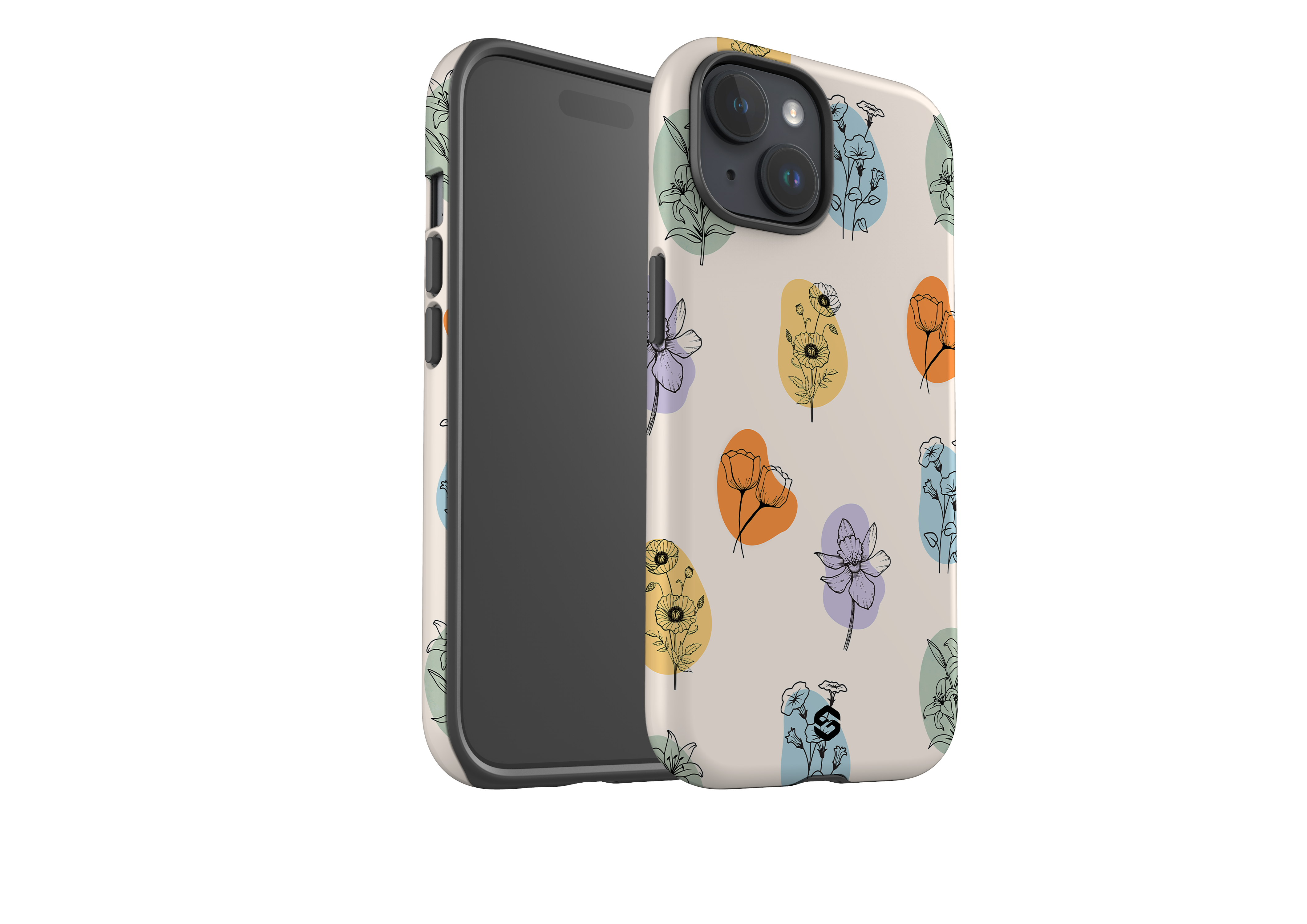 Modern Flora Case - iPhone 15 Series