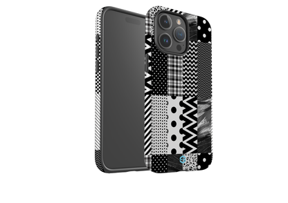 Noir Patchwork Case - iPhone 15 Series