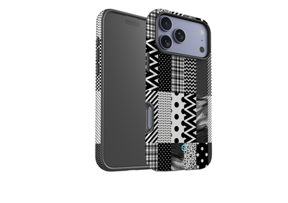 Noir Patchwork Case - iPhone 17 Series