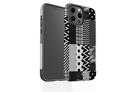 Noir Patchwork Case - iPhone 13 Series