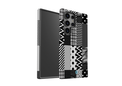 Noir Patchwork Case - Samsung Galaxy S24 Series