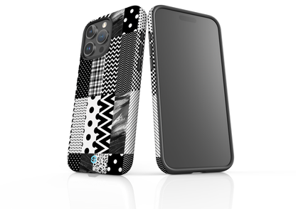 Noir Patchwork Case - iPhone 15 Series