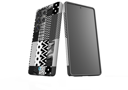 Noir Patchwork Case - Samsung Galaxy S25 Series