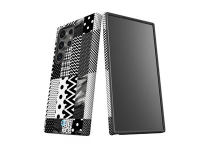Noir Patchwork Case - Samsung Galaxy S24 Series