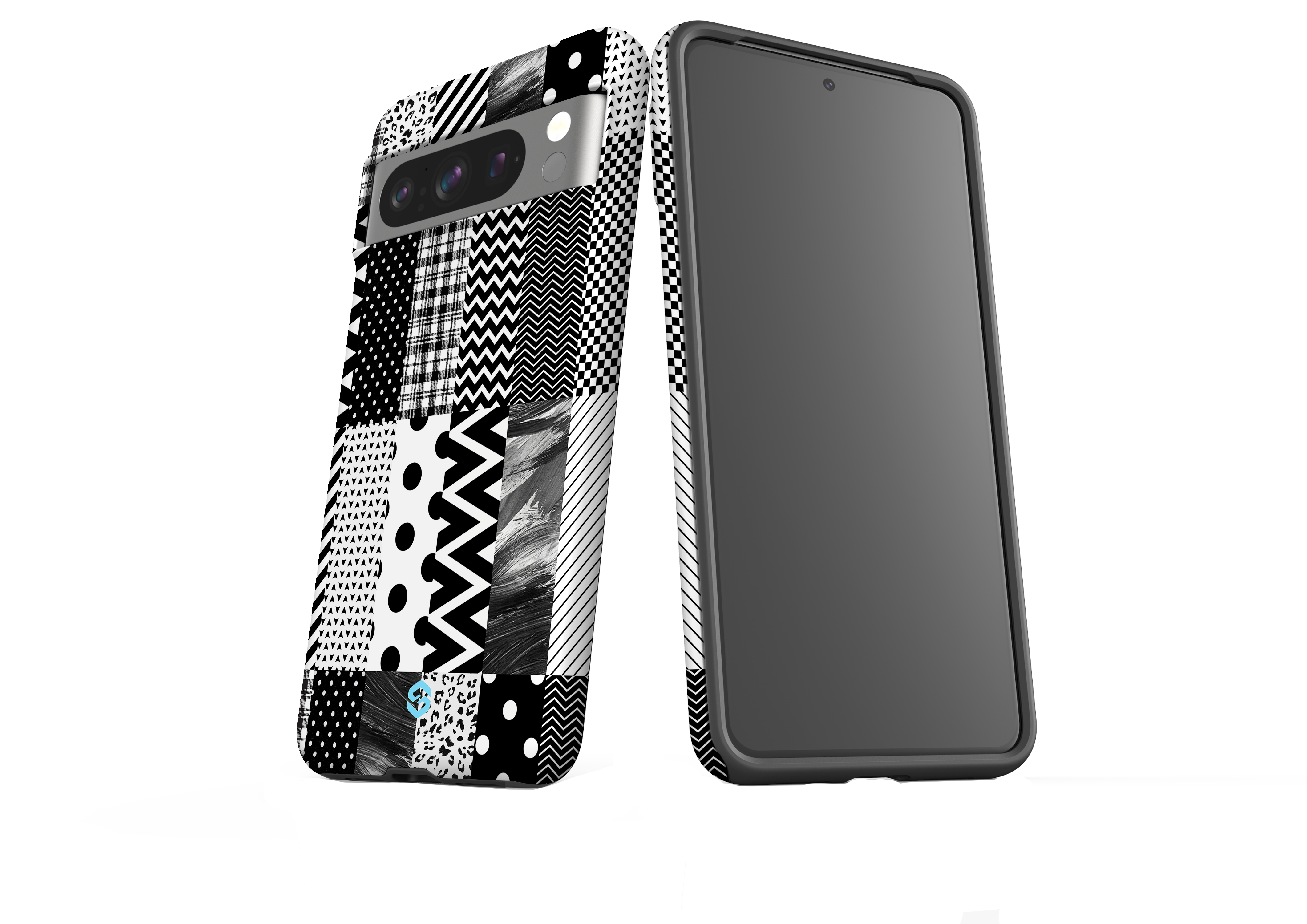 Noir Patchwork Case - Google Pixel Series