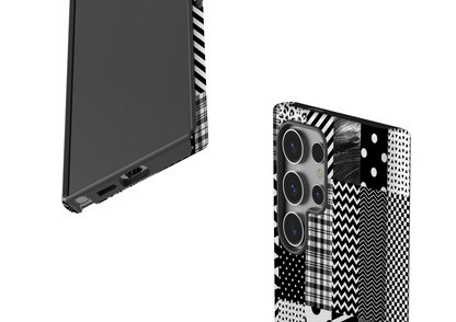 Noir Patchwork Case - Samsung Galaxy S24 Series