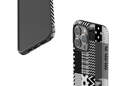 Noir Patchwork Case - iPhone 15 Series