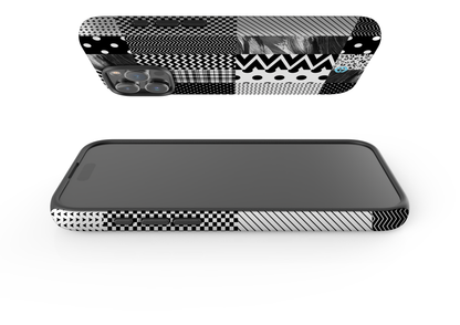 Noir Patchwork Case - iPhone 16 Series