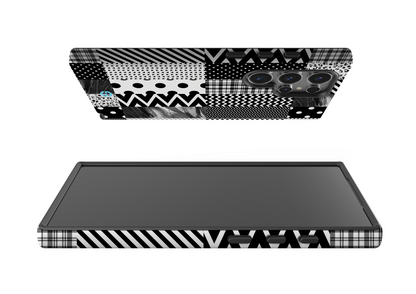 Noir Patchwork Case - Samsung Galaxy S24 Series