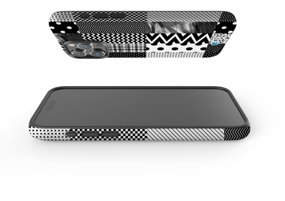 Noir Patchwork Case - iPhone 15 Series