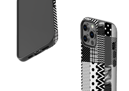 Noir Patchwork Case - iPhone 13 Series