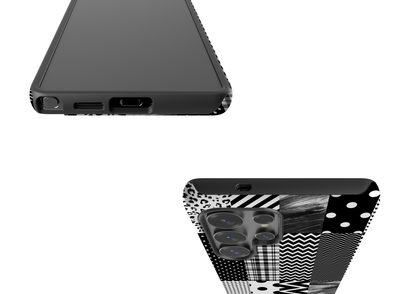 Noir Patchwork Case - Samsung Galaxy S25 Series