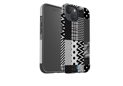 Noir Patchwork Case - iPhone 15 Series