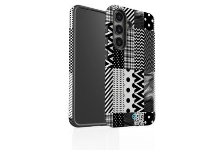 Noir Patchwork Case - Samsung Galaxy S24 Series