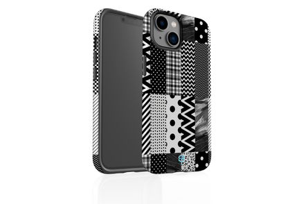 Noir Patchwork Case - iPhone 14 Series