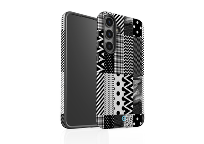 Noir Patchwork Case - Samsung Galaxy S24 Series