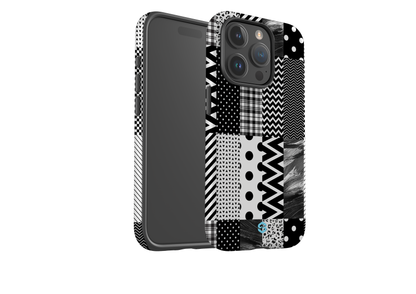 Noir Patchwork Case - iPhone 15 Series