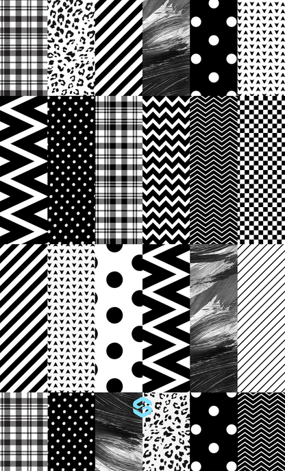 Noir Patchwork Case - iPhone 14 Series