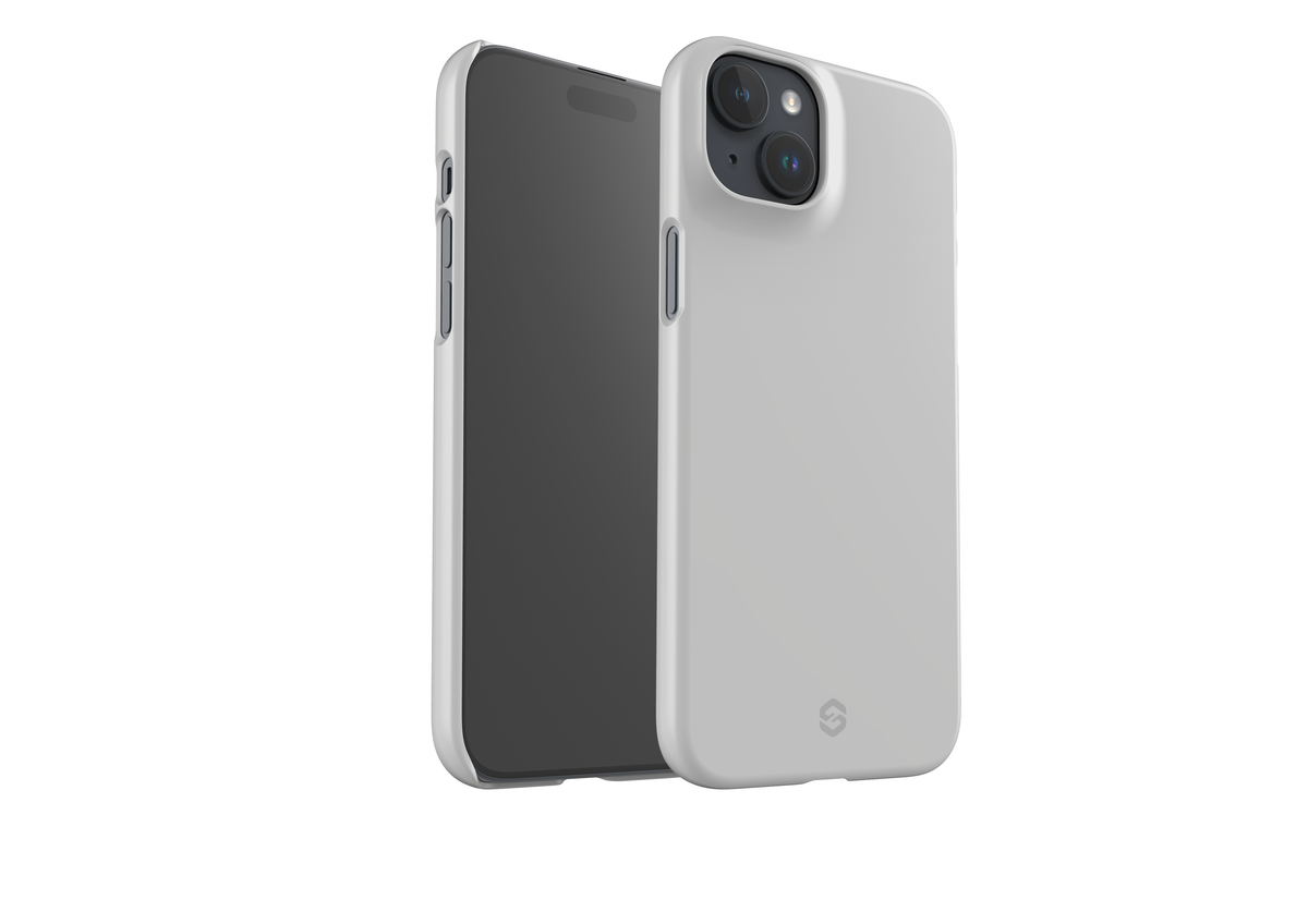 Frosty White Snap Case in Gloss - iPhone 15 Series