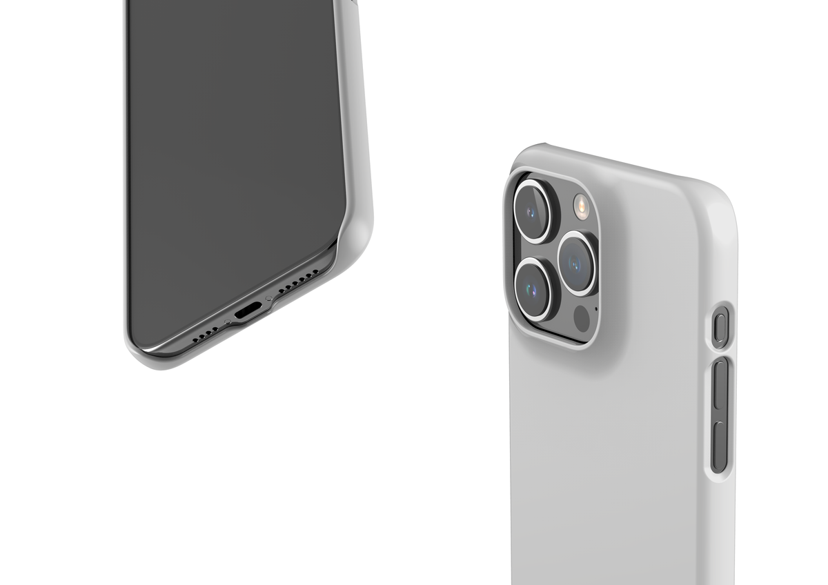Frosty White Snap Case in Gloss - iPhone 15 Series