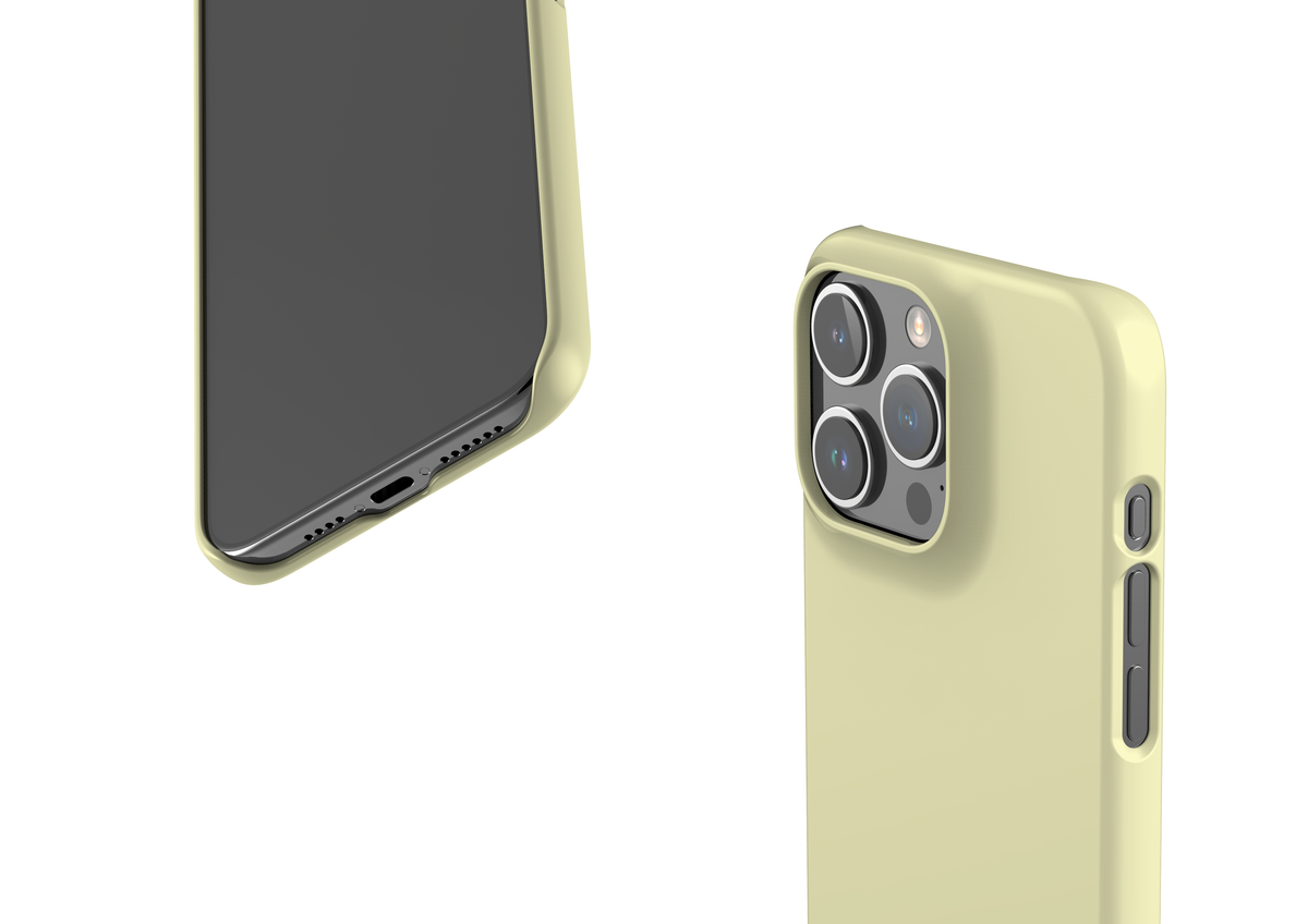 Mellow Yellow Snap Case in Gloss - iPhone 15 Series
