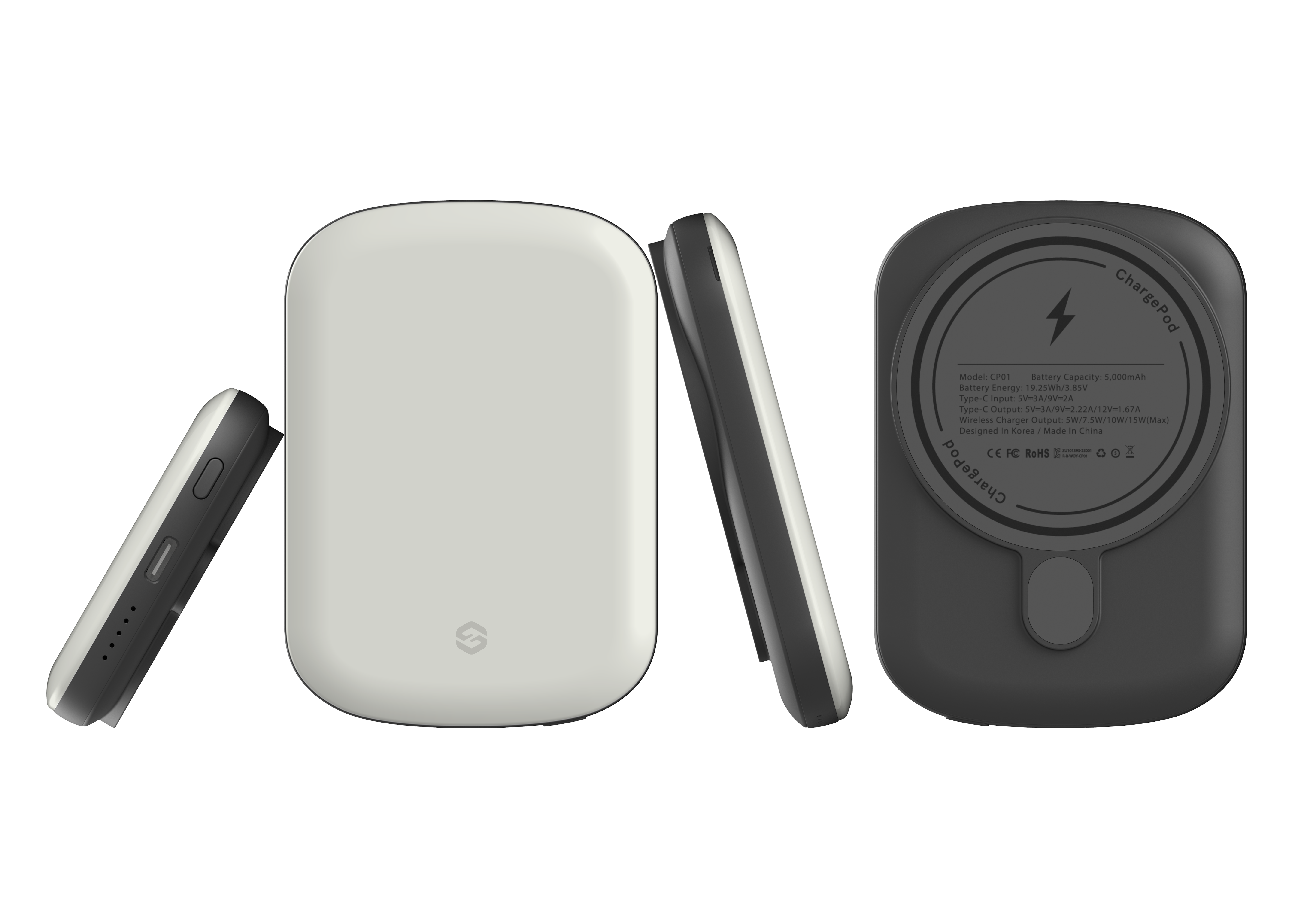 Frosty White MagSafe Power Bank