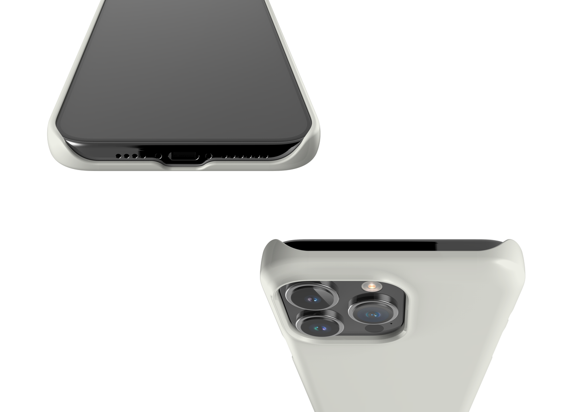 Frosty White Snap Case in Gloss - iPhone 15 Series