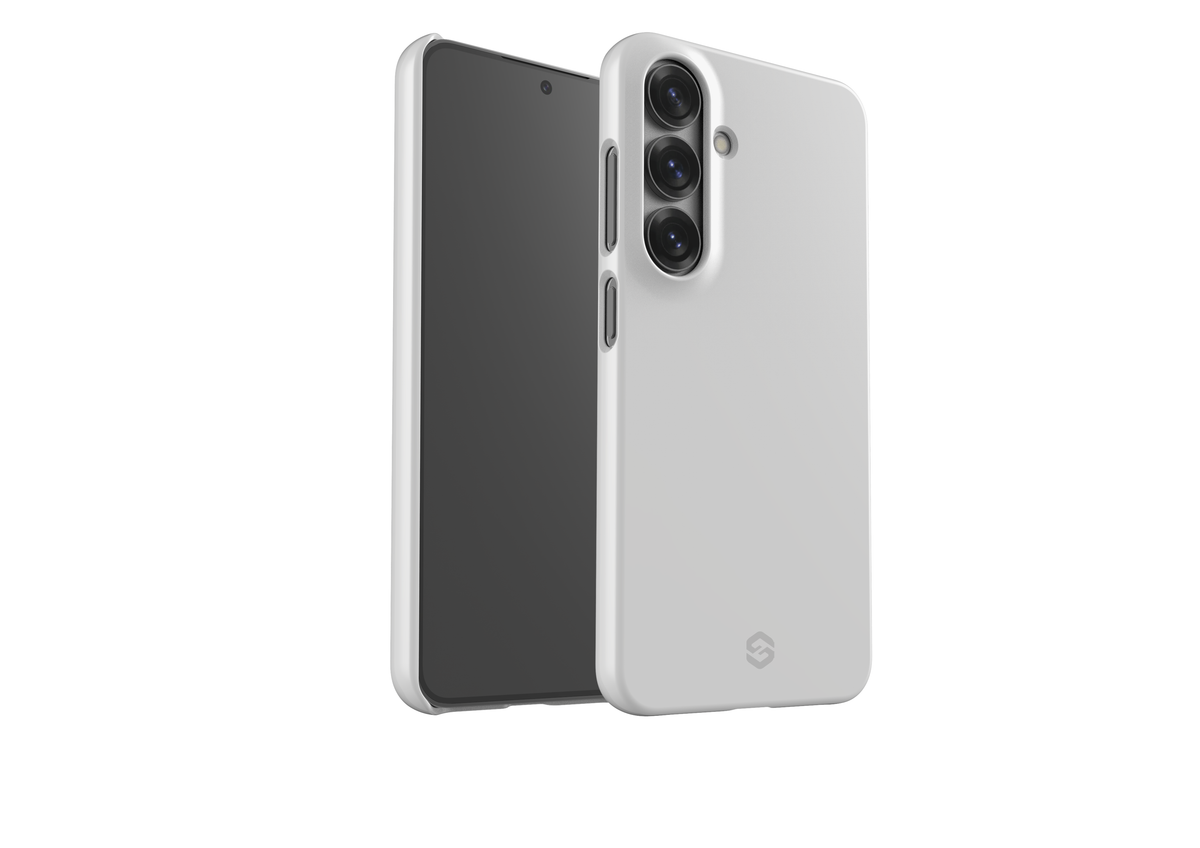 Frosty White Snap Case in Gloss - Samsung Galaxy S25 Series